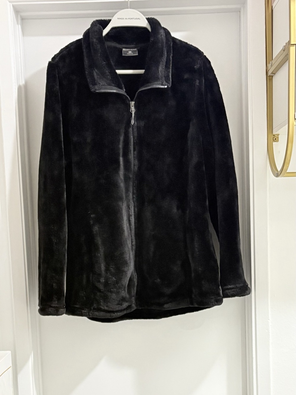 32 Degrees Fleece Jacket in Black XL Like New
